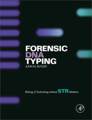 Cover of: Forensic DNA Typing: Biology and Technology Behind STR Markers
