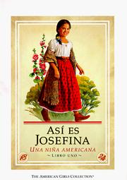 Cover of: Así es Josefina, una niña americana by Valerie Tripp