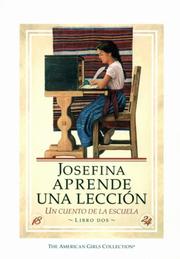 Cover of: Josefina aprende una lección by Valerie Tripp