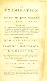 Cover of: An account of the late Dr. Goldsmith's illness, so far as relates to the exhibition of Dr. James's powders: together with remarks on the use and abuse of powerful medicines in the beginning of acute diseases