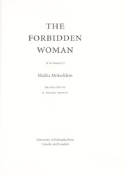 Cover of: The forbidden woman: (L'interdite)