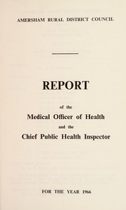 Cover of: [Report 1966] by Amersham (England). Rural District Council