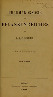 Cover of: Pharmakognosie des Pflanzenreiches
