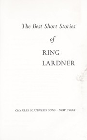 Cover of: Best Short Stories of Ring Lardner