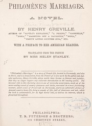 Cover of: Philome  ne's marriages by Henry Gre ville