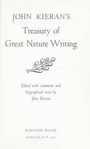 Cover of: Treasury of great nature writing. by John Kieran