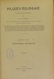 Cover of: Pflanzen-teratologie systematisch geordnet