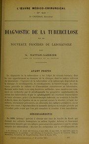 Cover of: Diagnostic de la tuberculose par les nouveaux proc©♭d©♭s de laboratoire