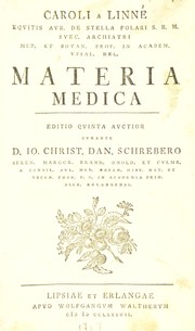 Cover of: Caroli a Linn©♭ ... Materia medica