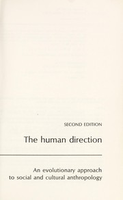 The human direction by James L. Peacock