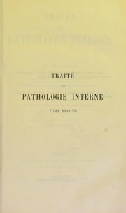 Cover of: Traite de pathologie interne