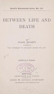Cover of: Between life and death