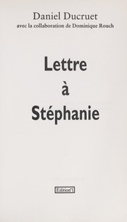 Lettre a   Ste phanie by Daniel Ducruet