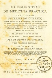 Cover of: Elementos de medicina practica