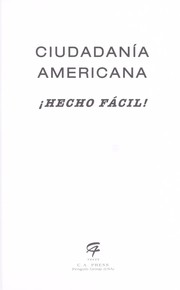 Cover of: Ciudadani a americana: ℗Łhecho fa cil!