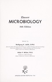 Cover of: Microbiology by Hans Zinsser