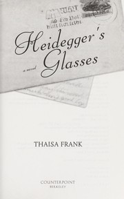 Cover of: Heidegger's glasses