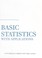 Cover of: Basic statistics with applications