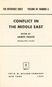 Cover of: Conflict in the Middle East.