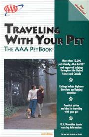 Cover of: 2000 Traveling With Your Pet by American Automobile Association