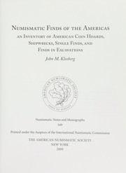 Cover of: Numismatic finds of the Americas by John M. Kleeberg