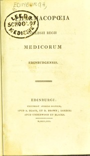 Cover of: Pharmacop¿ia Collegii Regii Medicorum Edinburgensis