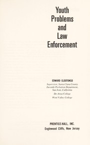 Cover of: Youth problems and law enforcement.