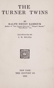 Cover of: The Turner twins by Ralph Henry Barbour