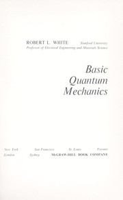 Cover of: Basic quantum mechanics