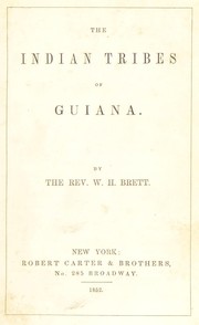 Cover of: The Indian tribes of Guiana