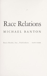 Cover of: Race relations