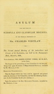 Asylum for the cure of scrofula & glandular diseases, upon the medical principles of Mr. Charles Whitlaw by University of Glasgow. Library