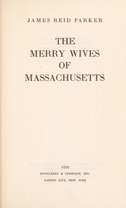 Cover of: The merry wives of Massachusetts.