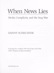 Cover of: When news lies by Danny Schechter