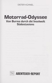 Cover of: Motorrad-Odyssee: von Burma durch d. Inselwelt Su dostasiens