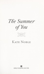 Cover of: The summer of you