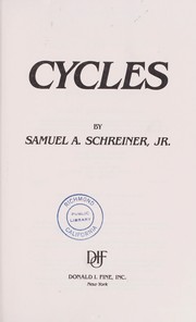 Cover of: Cycles by Samuel Agnew Schreiner