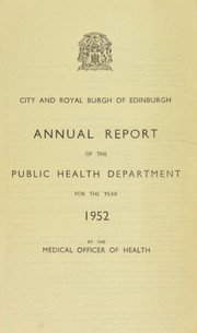 Cover of: [Report 1952]