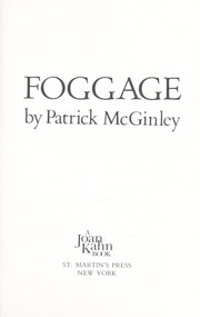 Cover of: Foggage by Patrick McGinley
