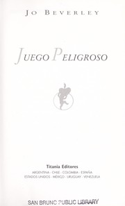 Cover of: Juego peligroso by Jo Beverley