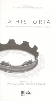 Cover of: La historia by Max Lucado, Randy Frazee
