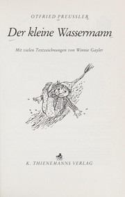 Cover of: Der kleine Wassermann