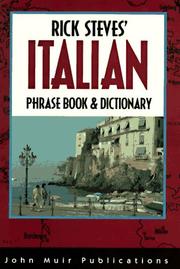 Cover of: Rick Steves' Italian Phrase Book & Dictionary by Rick Steves