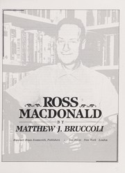 Cover of: Ross Macdonald by Matthew Joseph Bruccoli