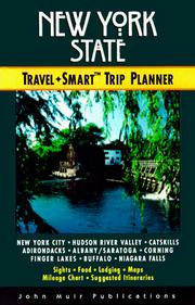 Cover of: New York State: Travel-Smart Trip Planner (New York State Travel-Smart, 1st ed)