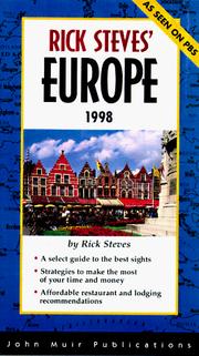 Cover of: Rick Steves' Best of Europe 1998 (Serial) by Rick Steves