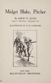 Cover of: Midget Blake, pitcher