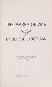 Cover of: The masks of war.
