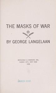 Cover of: The masks of war. by George Langelaan