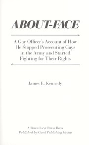 Cover of: About face by James E. Kennedy